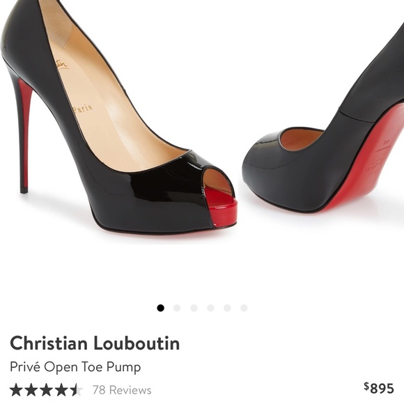 Christian Louboutin Privé Open Toe Pump - Picture 6 of 7